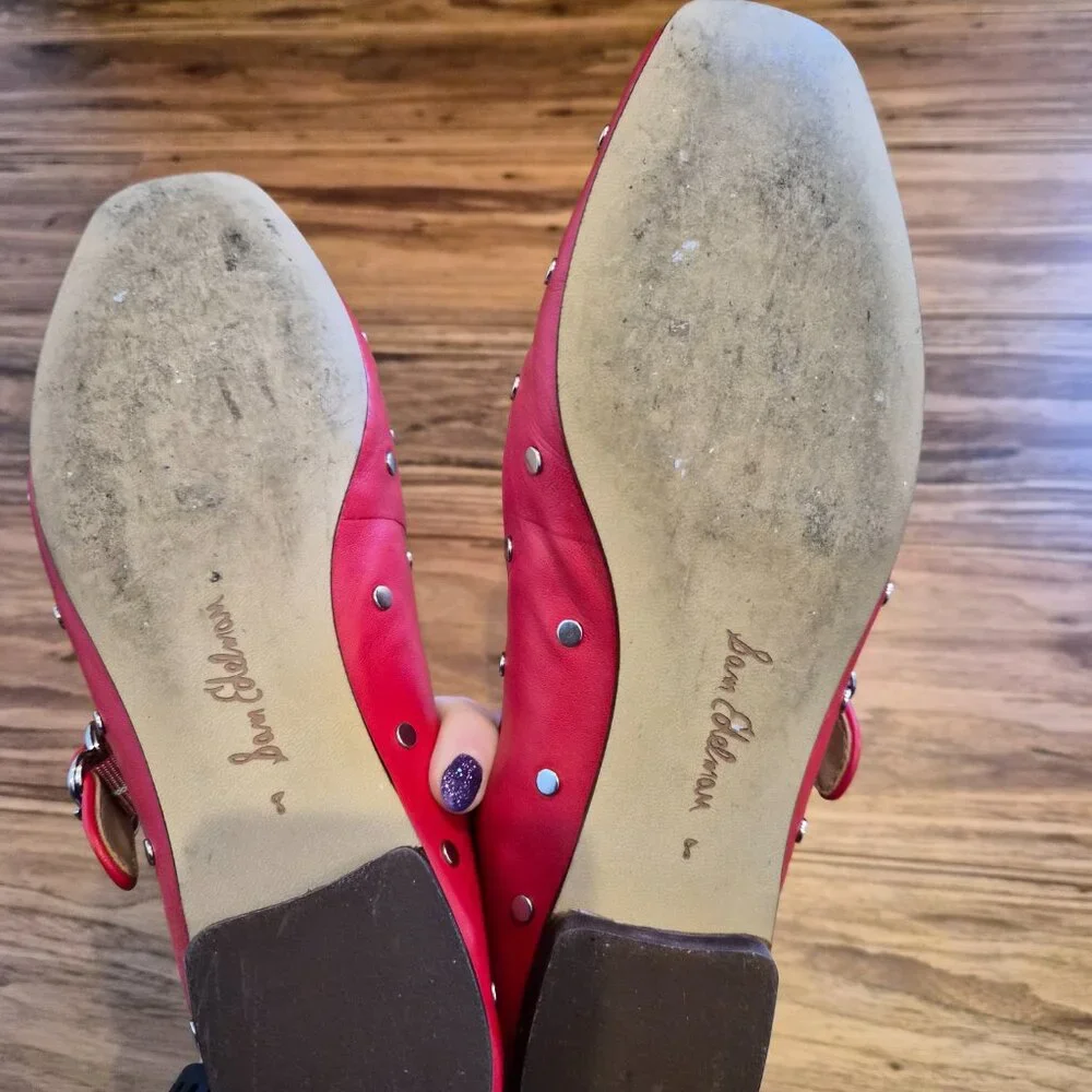 Sam Edelman Women’s Michaela Stud Mary Jane Flats - Picture 2 of 5